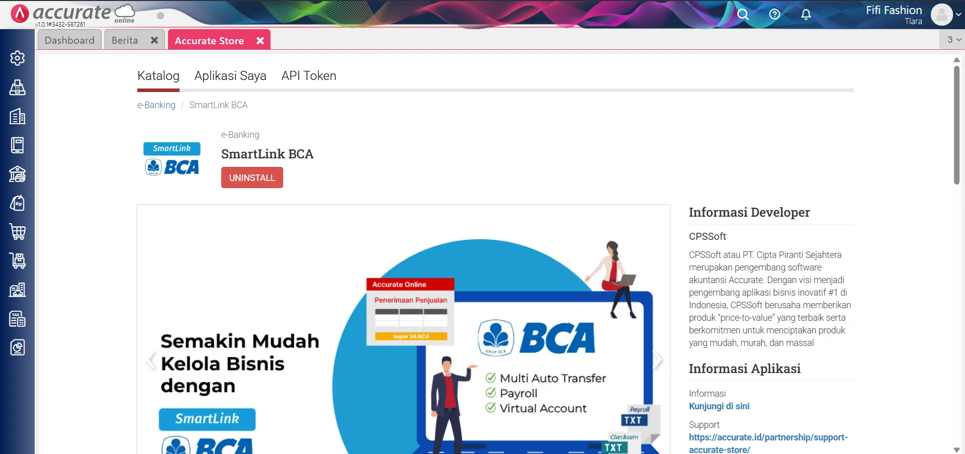 cara menggunakan VA BCA